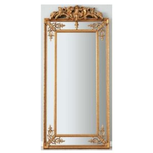 F6052 classique wall mirror 186 x 91cm gold