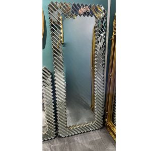 Zigzag rect. Wall or floor mirror. Galleria Mirrors