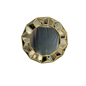 Diamond wall mirror gold. Galleria Mirrors